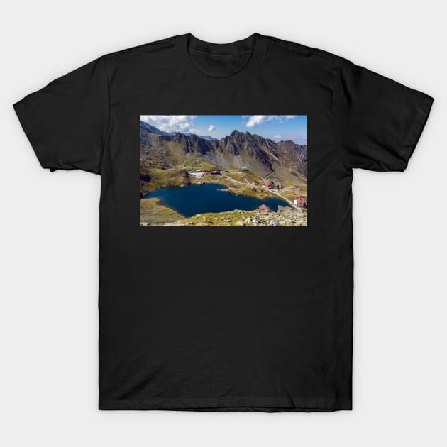 Balea Lake in Romania T-Shirt by naturalis